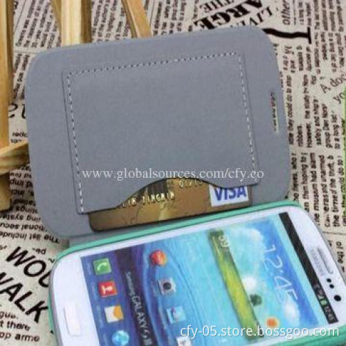 Fancy leather cell phone cases for Samsung galaxy s3
